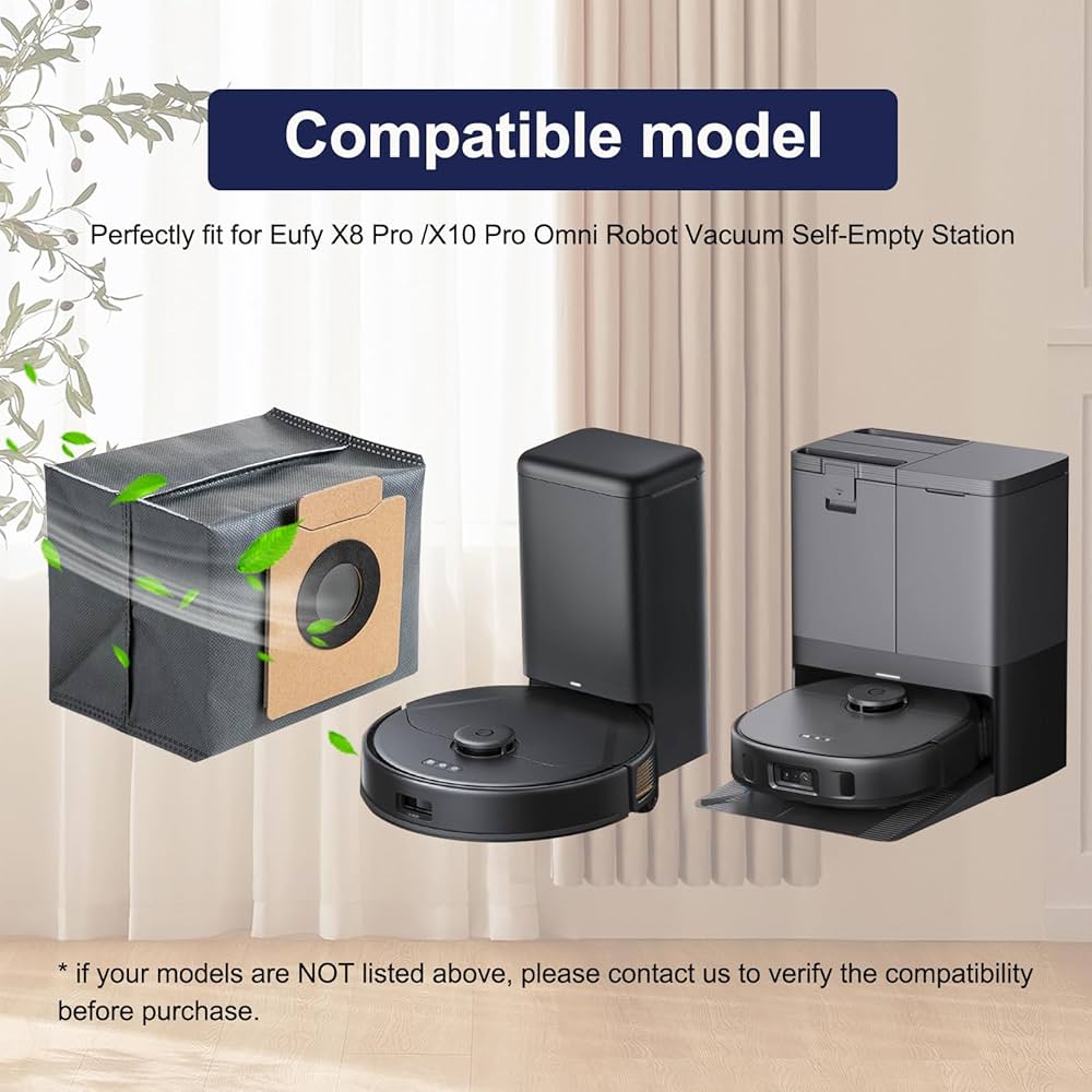 お値引き対応可　Anker eufy x8 pro ゴミパック5枚付き Eufy ロボット掃除機 | Eufy Clean X8 Pro with Self-Empty